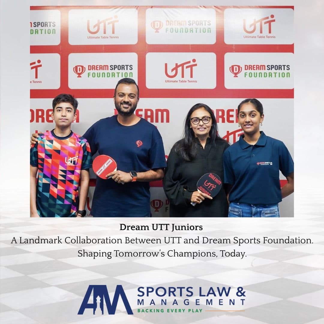 Dream UTT Juniors launch — UTT and Dream Sports Foundation collaboration