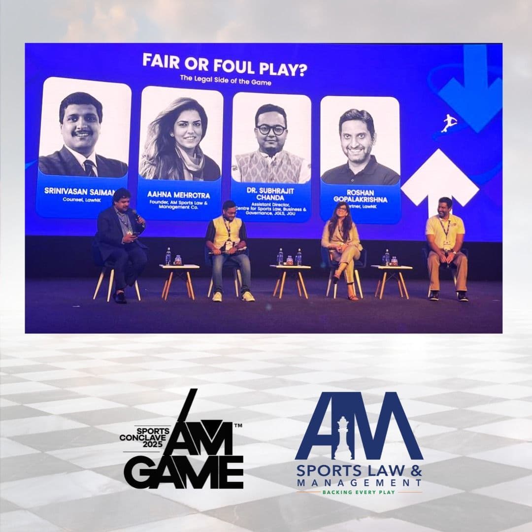 Aahna Mehrotra on the 'Fair or Foul Play?' panel at I AM GAME Sports Conclave 2025