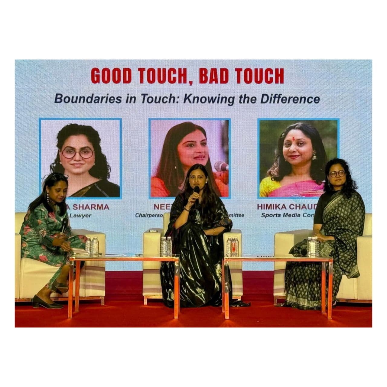 Panel on 'Good Touch, Bad Touch: Boundaries in Touch' with Himika Chaudhary